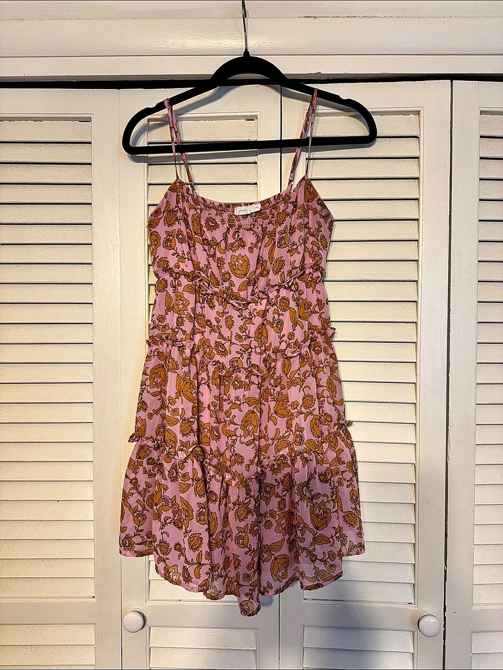 Floral Mini Dress in Pink